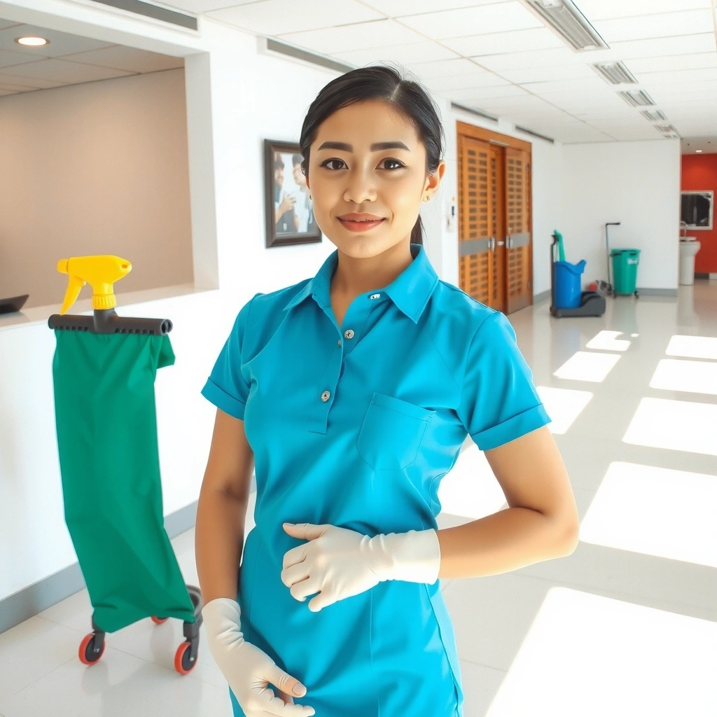 Professional cleaning team leader in Cebu Philippines