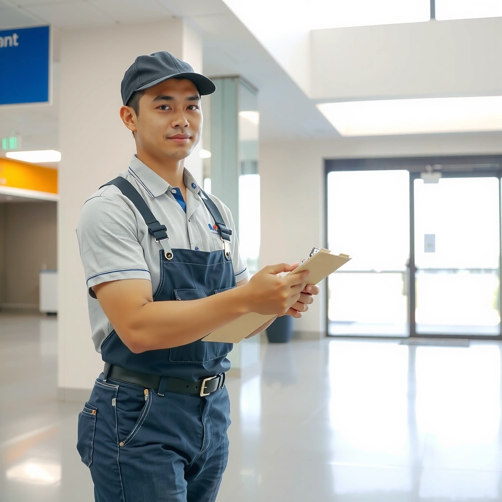 Quality control inspector for cleaning services Cebu City