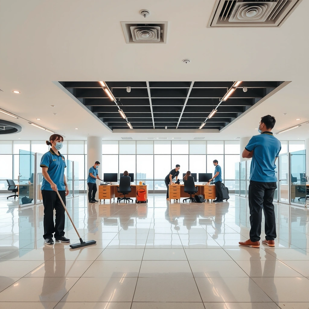 Professional office and commercial cleaning services in Cebu business district